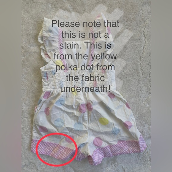 Disney × Pippa & Julie Baby Girl's Minnie Polka Dot-Print Cotton Romper - Picture 3 of 7